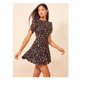 REFORMATION Violette Dress | Size 0 | Color Fiesta